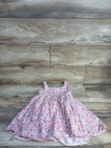 Btween Floral Sleeveless Eyelet Dress Pink sz 5T