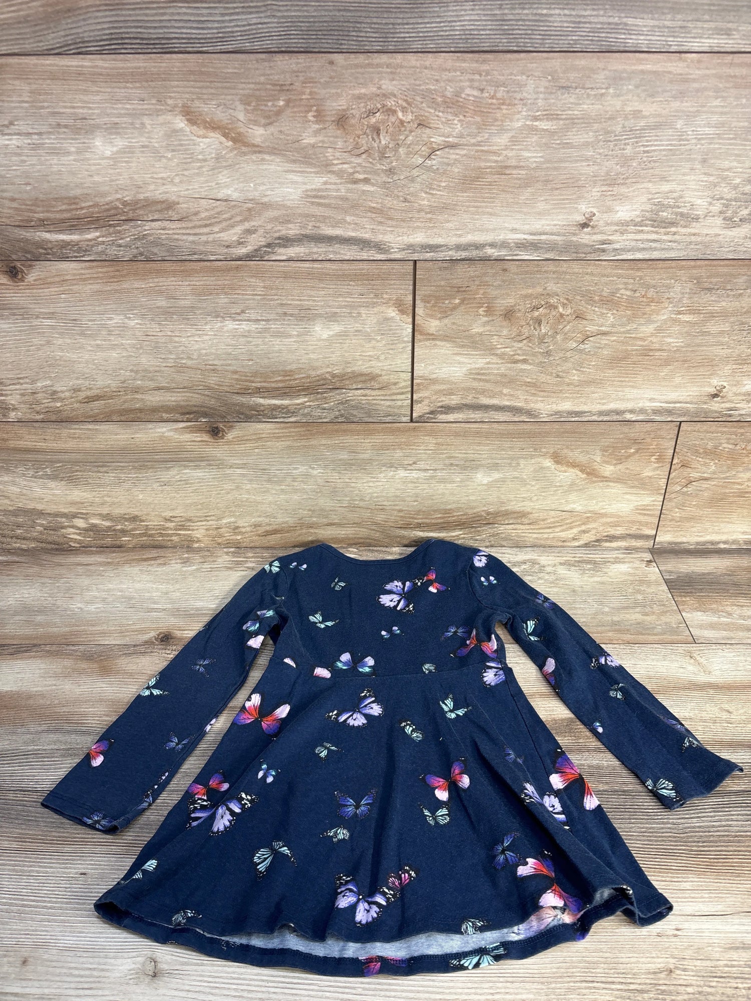 Wonder Nation Butterfly Dress Navy sz 4/5T