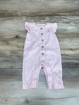 Carter's Button Front Romper Pink sz Newborn