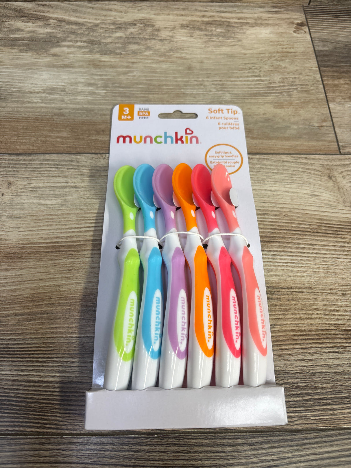 NEW Munchkin 6pk Soft Tip Infant Spoons 3m+