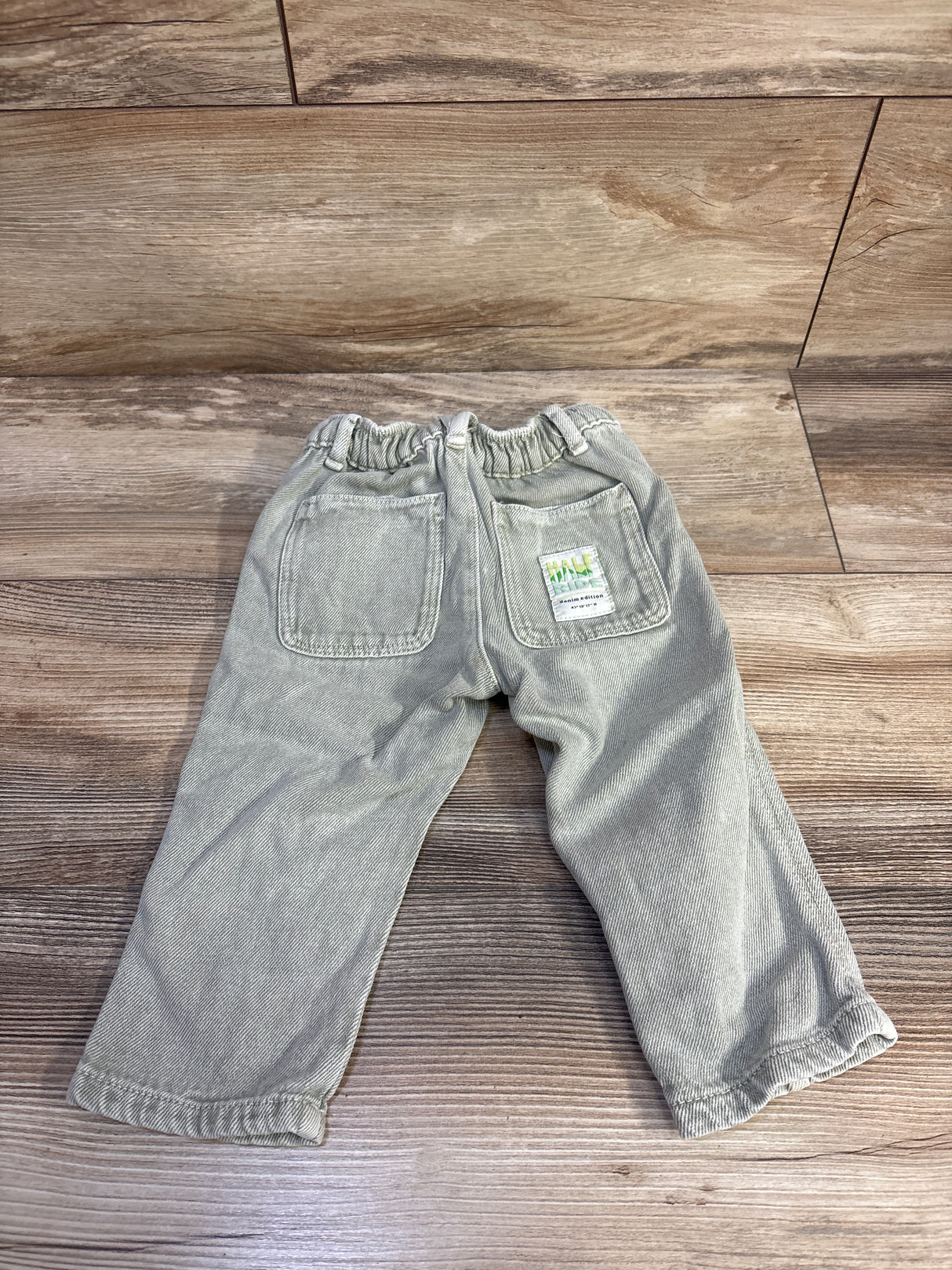 Zara Jeans Green sz 9-12m