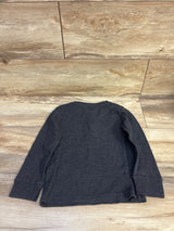 Children's Place Thermal Henley Shirt Grey sz 4T