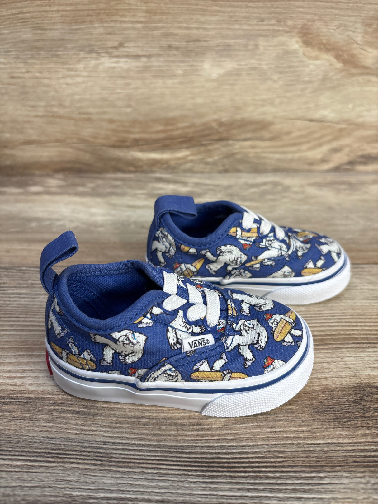 Vans Authentic Yeti Surf Low Top Sneakers Blue sz 3.5c
