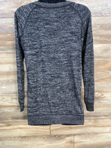Gap Maternity Long Sleeve Zip Access Nursing Shirt Grey sz Small