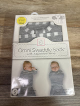 NEW Swaddle Designs Omni Swaddle Sack Grey sz 0-3m