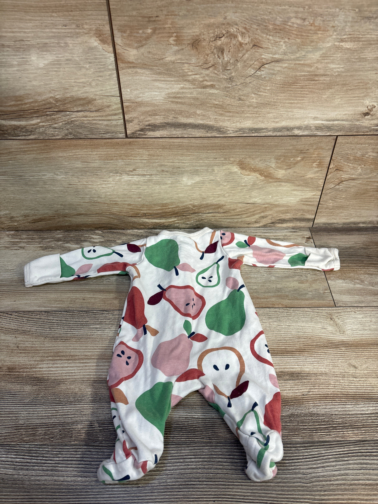 Wonder Nation Pear Sleeper White sz Newborn
