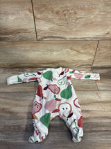Wonder Nation Pear Sleeper White sz Newborn