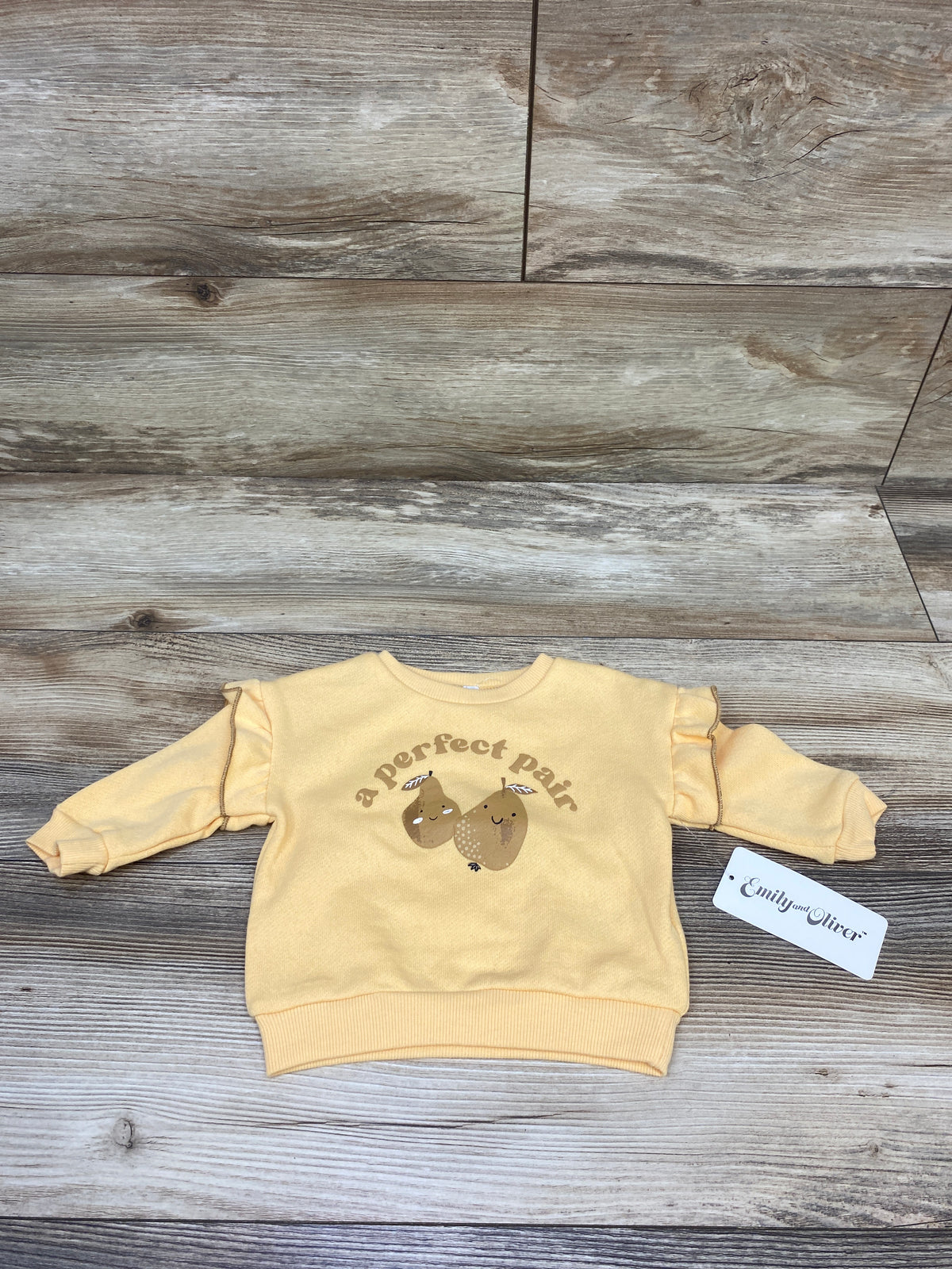 NEW Emily & Oliver A Perfect Pair Orange sz 3-6m