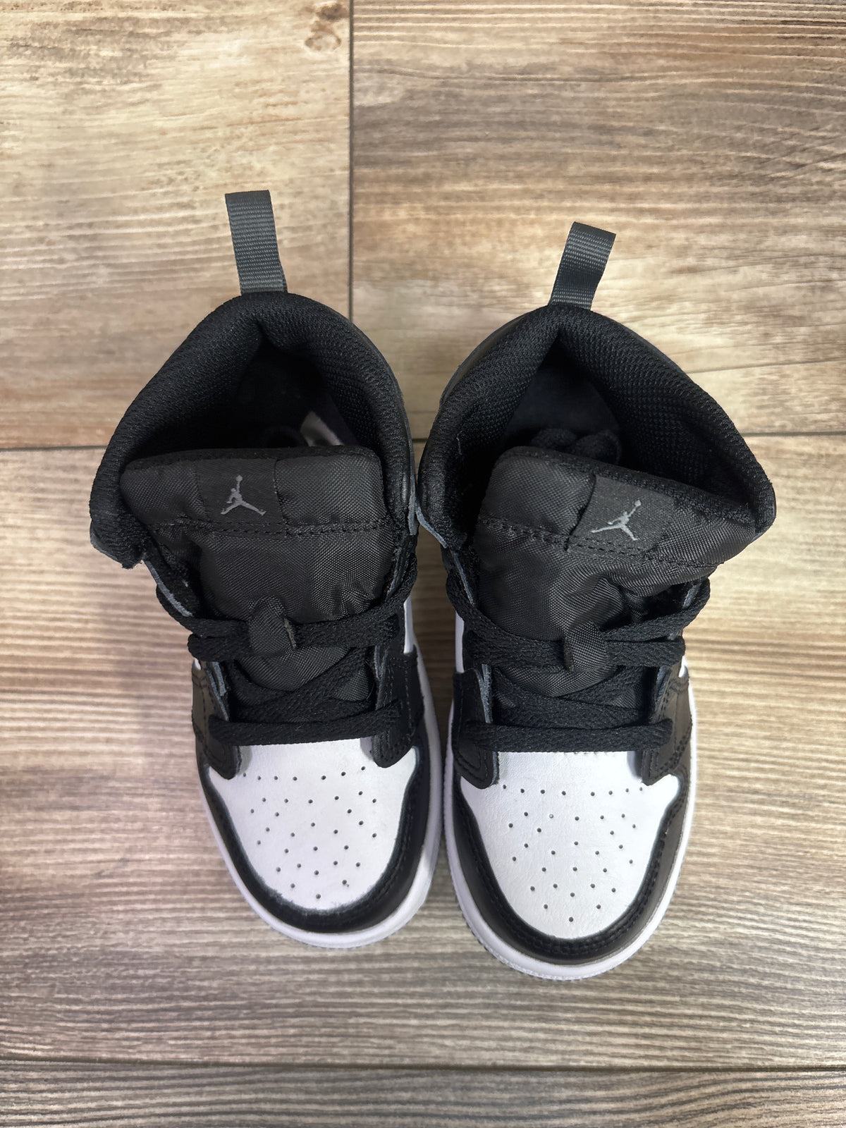 Air Jordan 1 Mid TD 'Iron Grey' Sneakers sz 9c