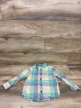 Cat & Jack Button Up Shirt White sz 4/5T