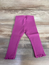 NEW Okie Dokie Ribbed Dahlia Mauve Leggings sz 6m