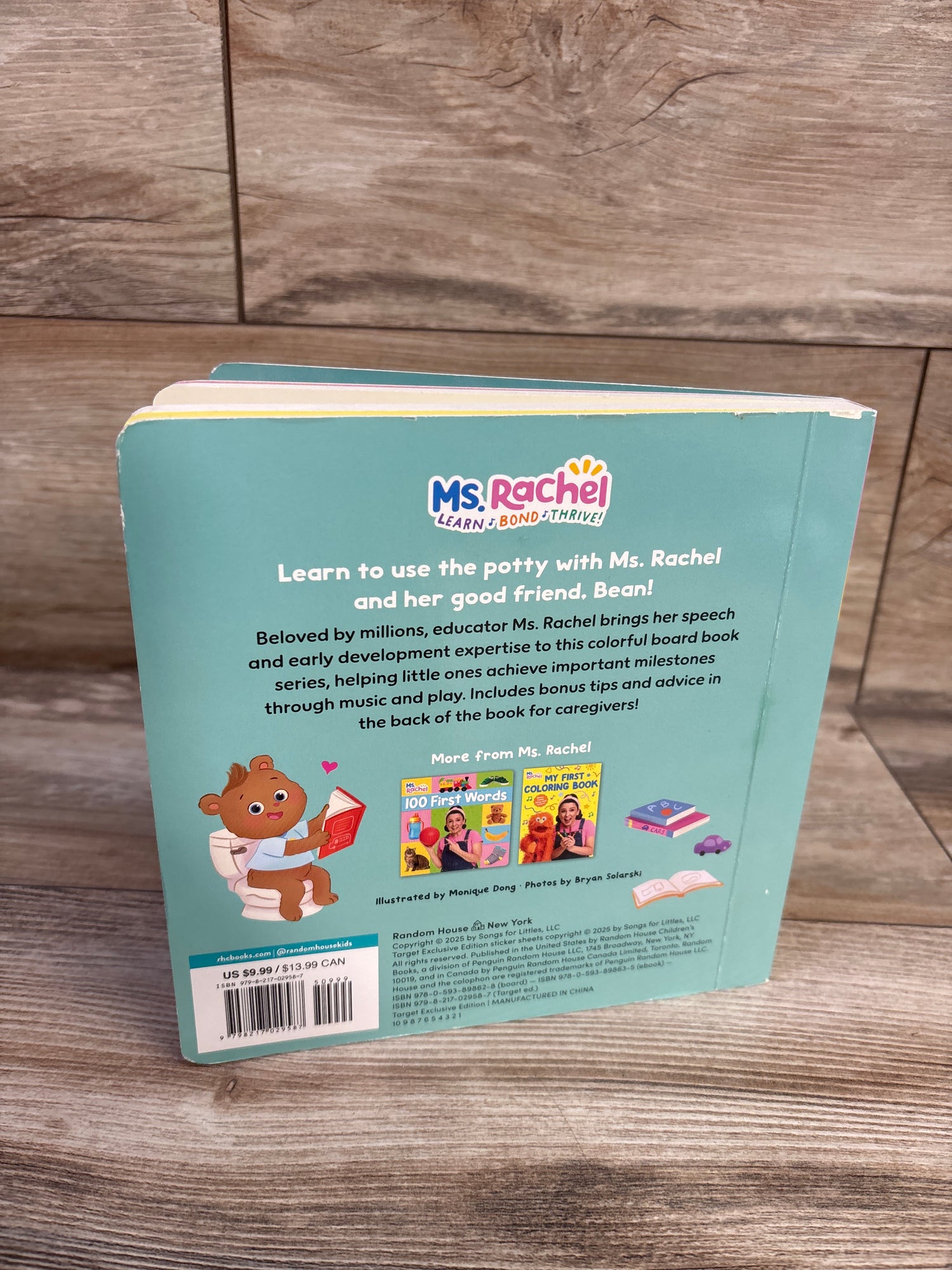 Potty Time with Bean Board