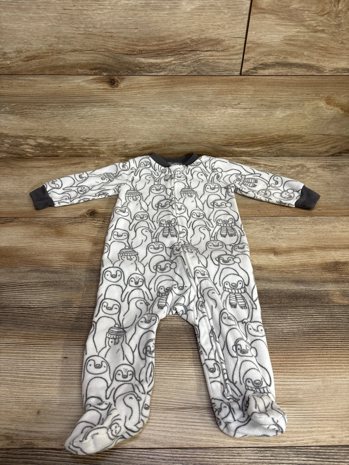 Simple Joys Plush Penguin Sleeper White sz 3-6m