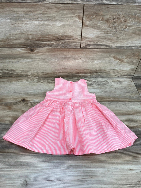 H&M Seersucker Dress Pink sz 6-9m - Me 'n Mommy To Be