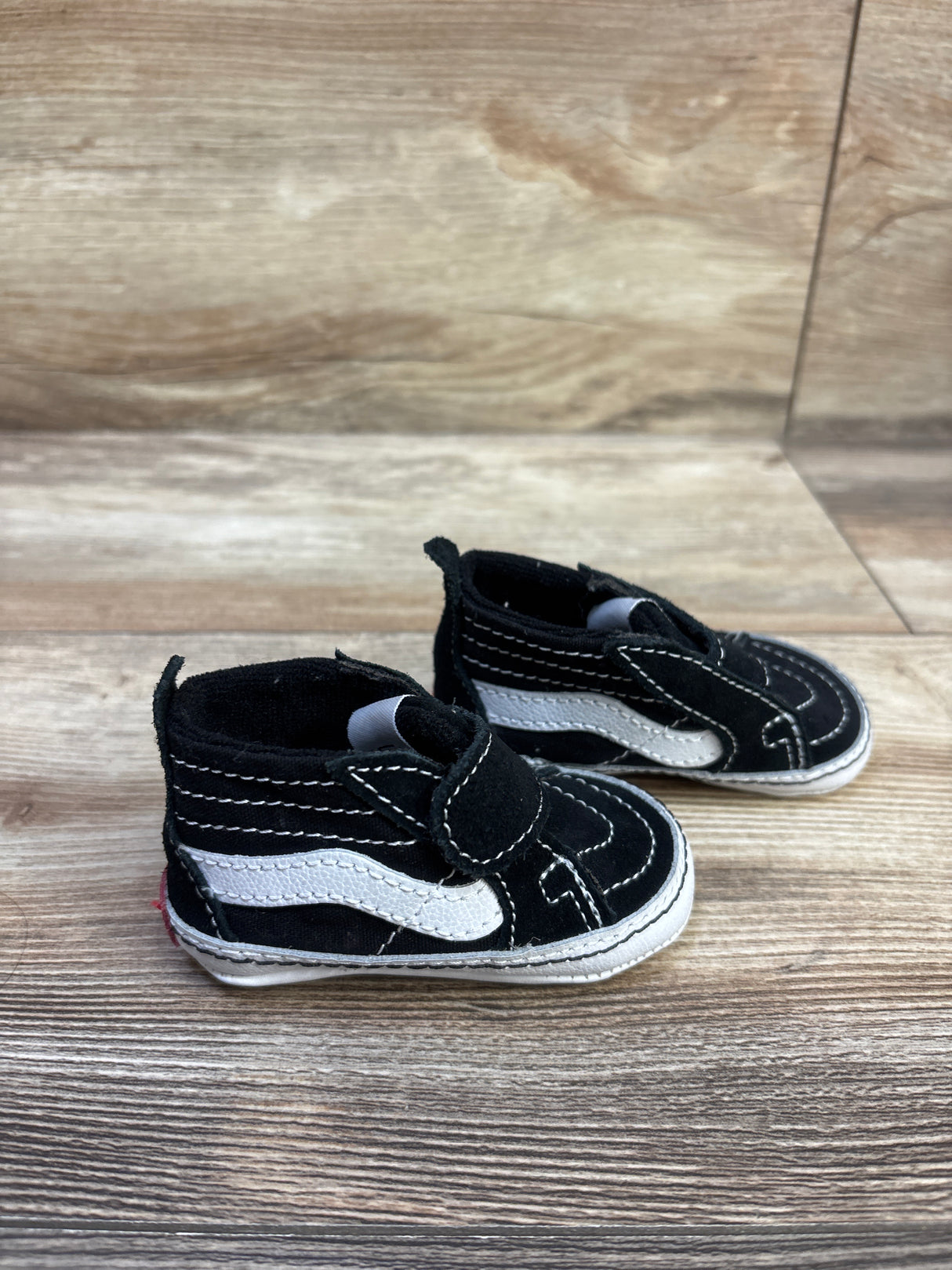 Vans Sk8-Hi Cribs Shoes Black sz 2c