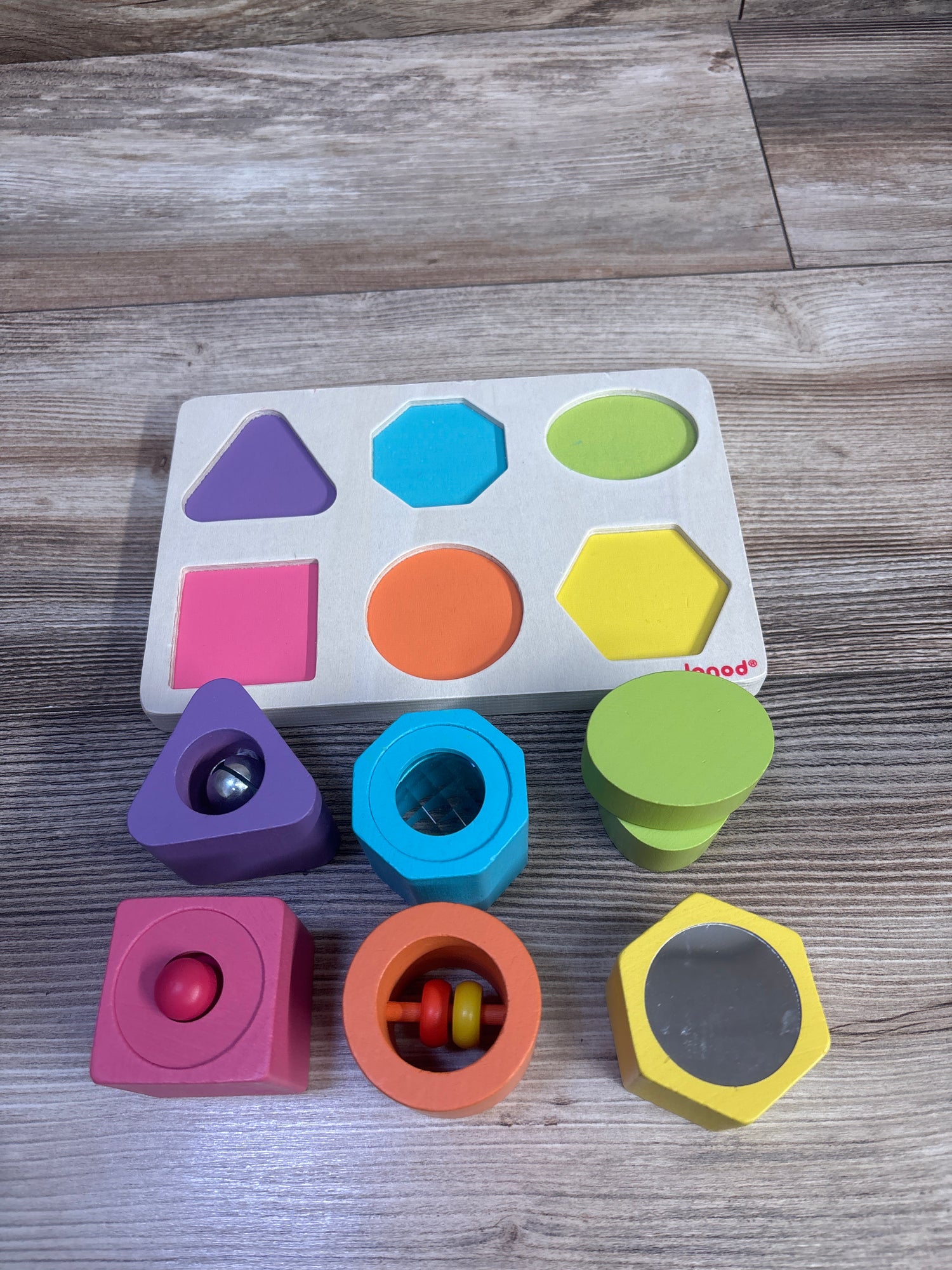 Hape Construction Peg Puzzle 10pc