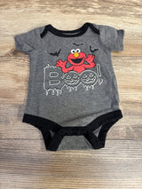 Sesame Street Elmo Boo! Bodysuit Grey sz Newborn - Me n Mommy To Be