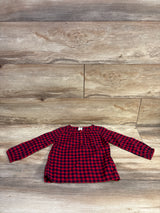 Oshkosh Buffalo Plaid Henley Shirt Red sz 2T