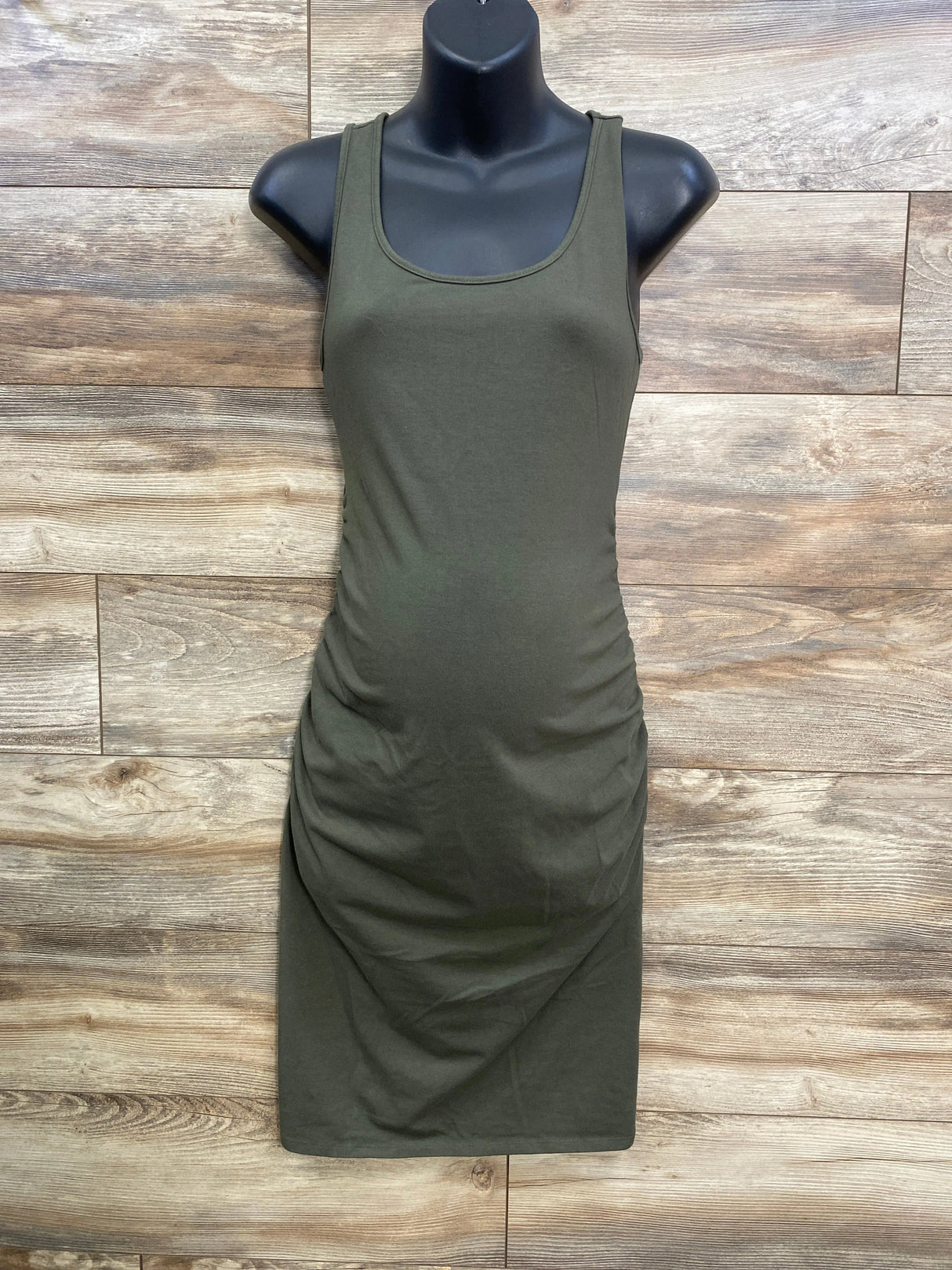 Isabel Maternity Tank Bodycon Dress Green sz Small