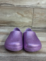 Cat & Jack Rowan Slip-On Clogs Glitter Purple sz 5c