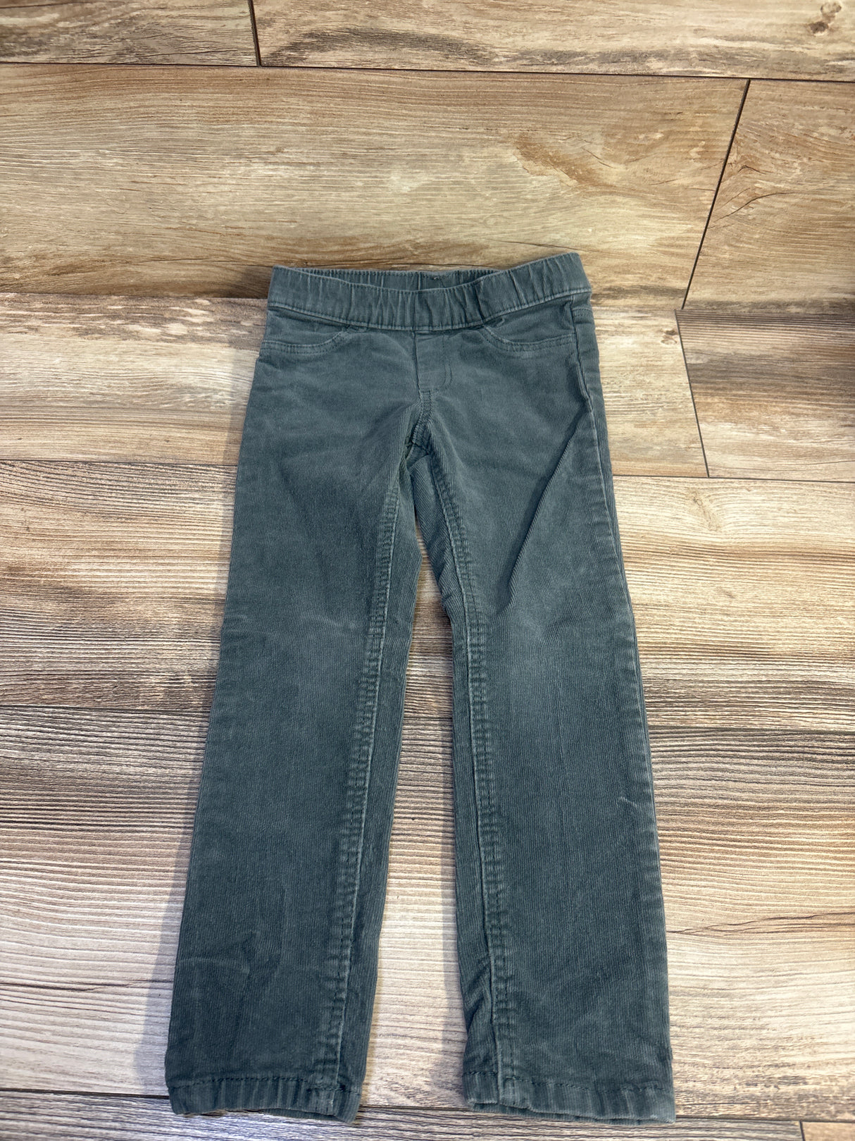 H&M Pull-On Velvet Pants Green sz 4T