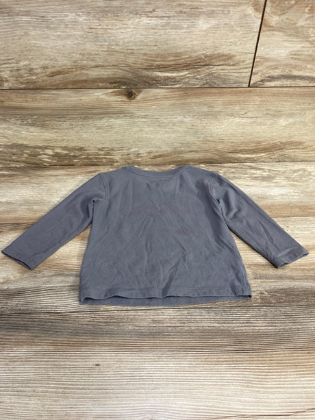 Cat & Jack Skeleton Shirt Grey sz 18m - Me n Mommy To Be