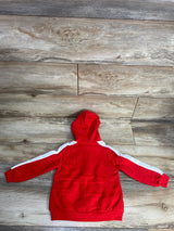 NEW Okie Dokie T-Rex Fleece Full Zip Red Hoodie sz 24m