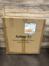 Safety 1st Easy Install Walk Through Safety Gate White 29-38'' 2pk