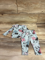 Disney Junior 2pc Ribbed Minnie Mouse Shirt & Pants Set Blue sz 6/9m