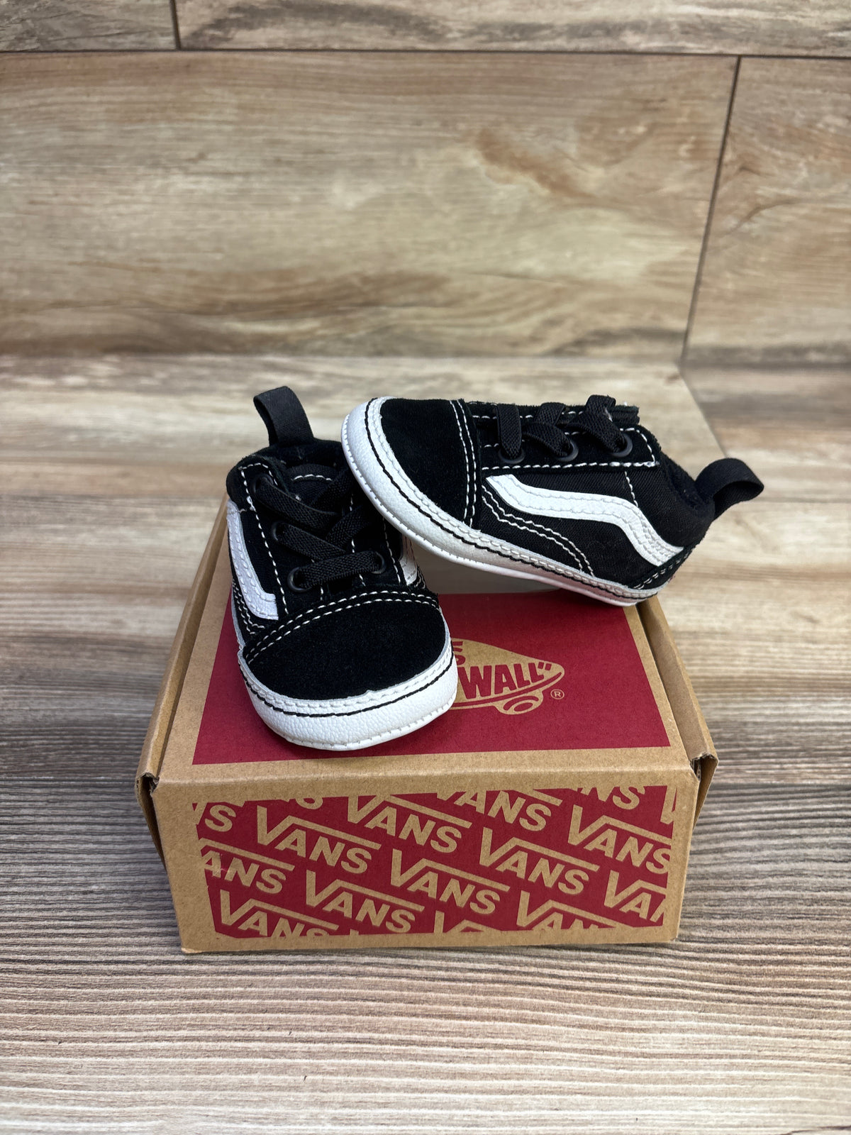 Vans Old Skool Crib Shoes Black sz 2c