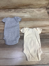 Carter's 2pk Bodysuits Grey sz Preemie