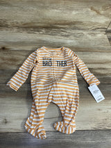 NEW Just One You 'Little Brother' Sleeper Orange sz Newborn