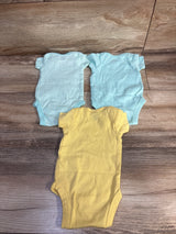 Gerber 3pk Bodysuits Blue sz Newborn