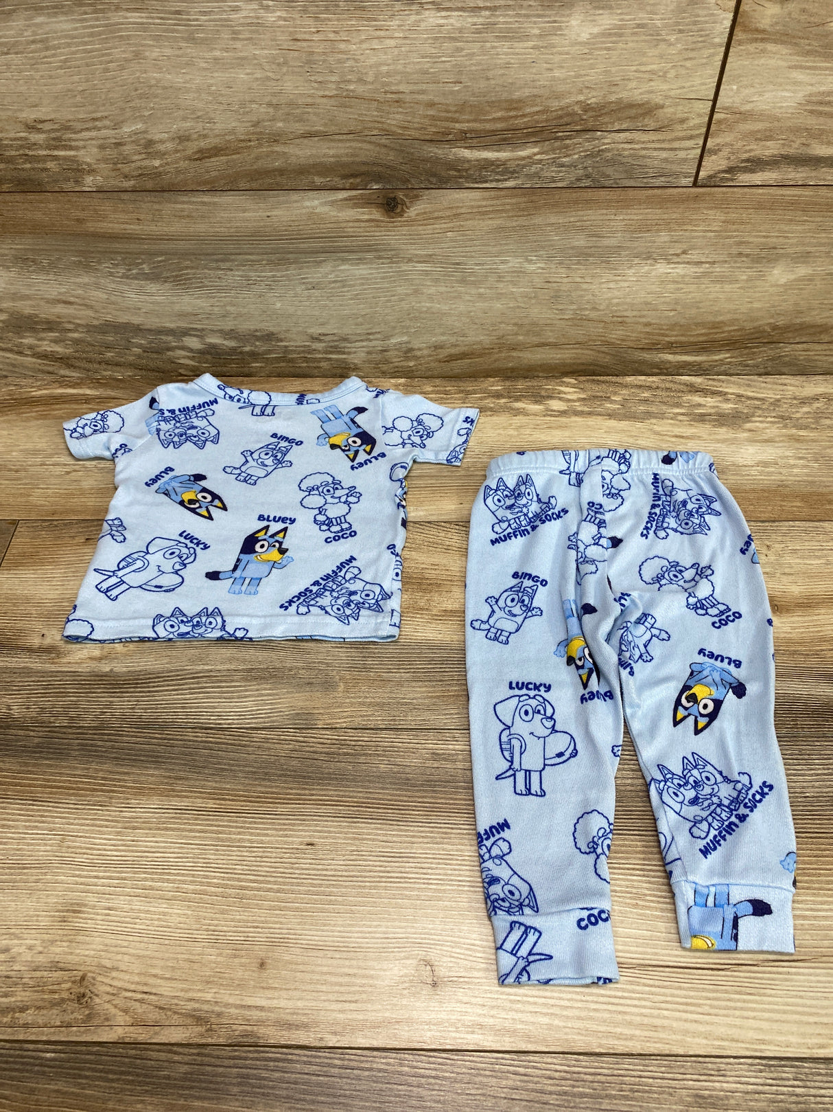 Bluey 2pc Pajama Set Blue sz 2T