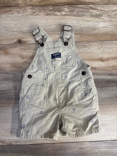 Oshkosh Anchor Shortalls Tan sz 12m - Me n Mommy To Be