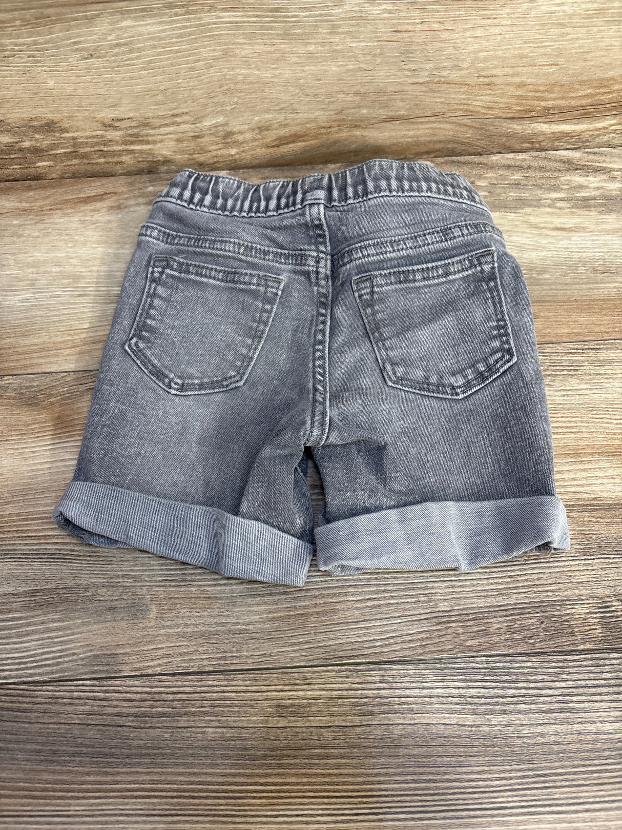 Old Navy Drawstring Denim Shorts Grey sz 3T - Me n Mommy To Be