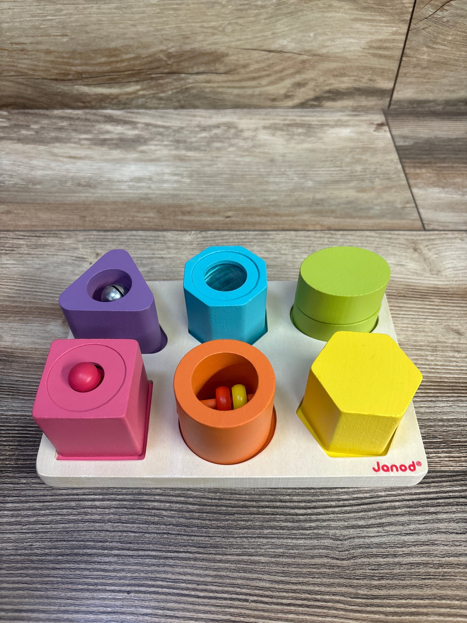Hape Construction Peg Puzzle 10pc