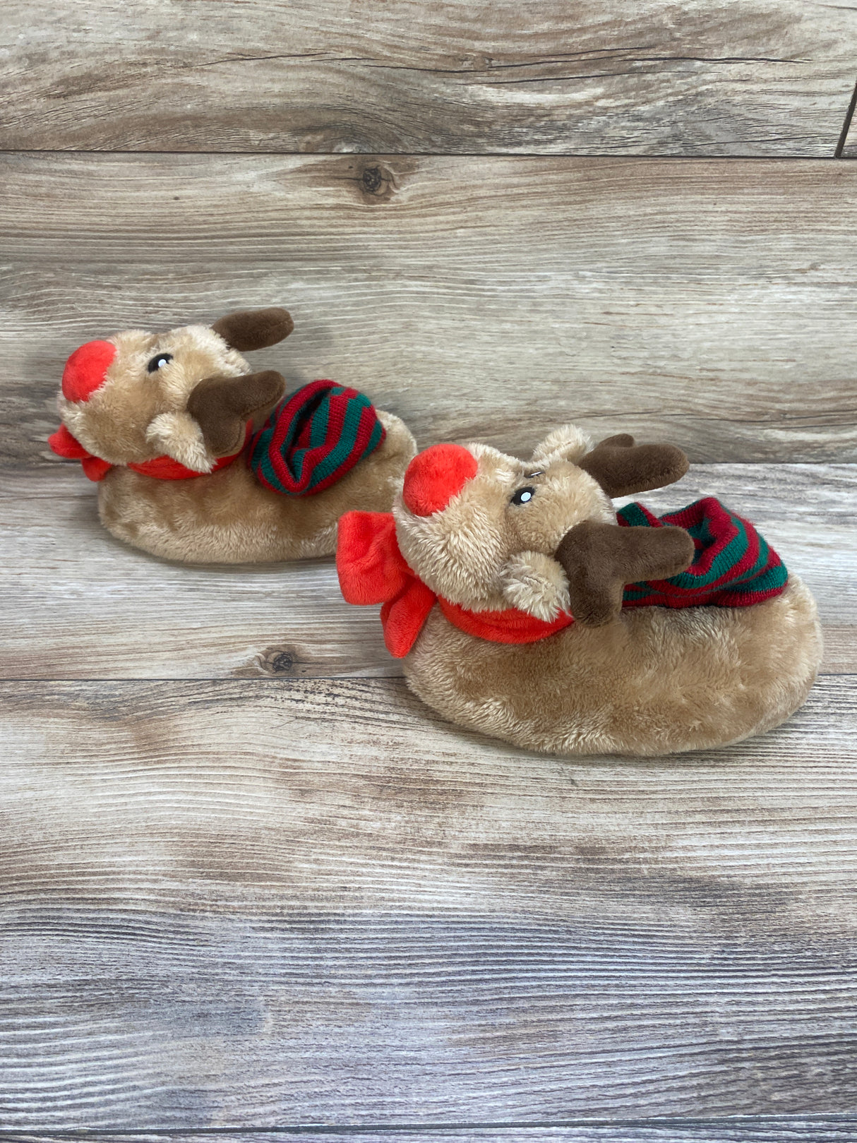 Onmygogo Fuzzy Moose Animal Slippers Sz 6c-8c