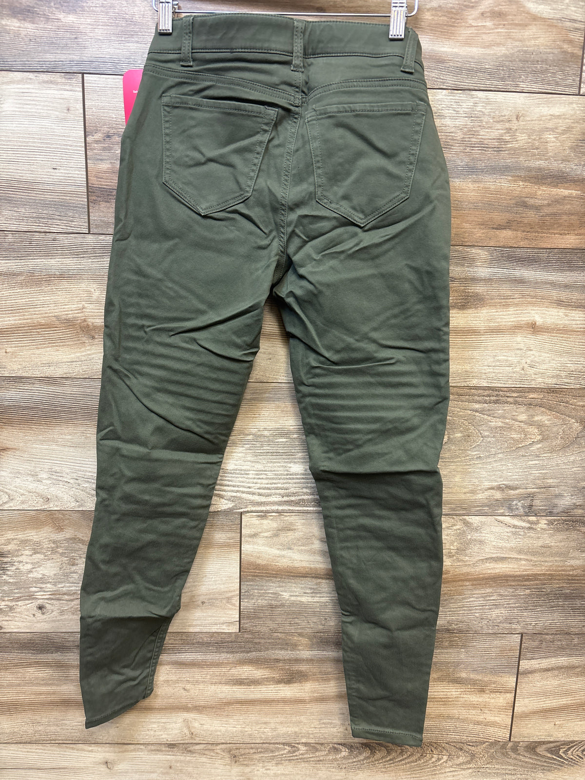NEW Isabel Maternity Side Panel Utility Jeggings Olive Green sz 0/XS
