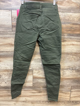NEW Isabel Maternity Side Panel Utility Jeggings Olive Green sz 0/XS