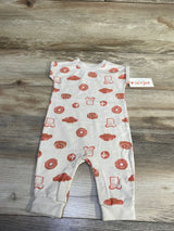 NEW Cat & Jack Pastry Coverall Beige sz 0-3m