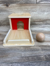 Elite Montessori Object Permanence Box with Tray and Ball