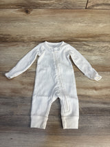 Carter's Ribbed Sleeper White sz Newborn