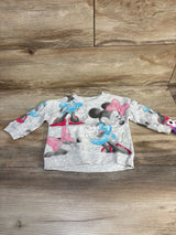 NEW Disney Junior Minnie Mouse Sweatshirt Grey sz 12m