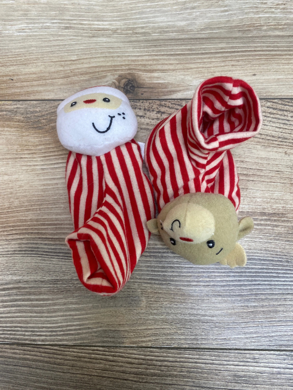 Infantino Infant Christmas Foot Rattles Sz 0-6m - Me n Mommy To Be