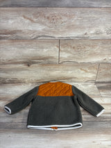 Old Navy Sherpa Quilted Full Zip Jacket Green sz 18-24m