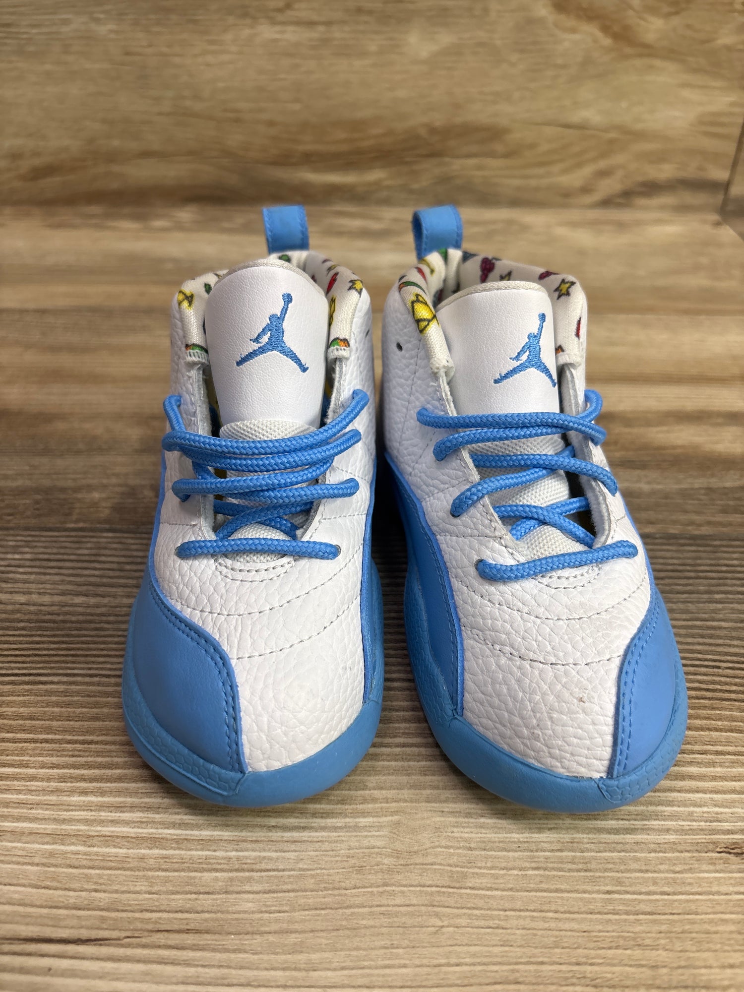 Jordan 12 Retro TD 'Emoji' Sneakers sz 10c