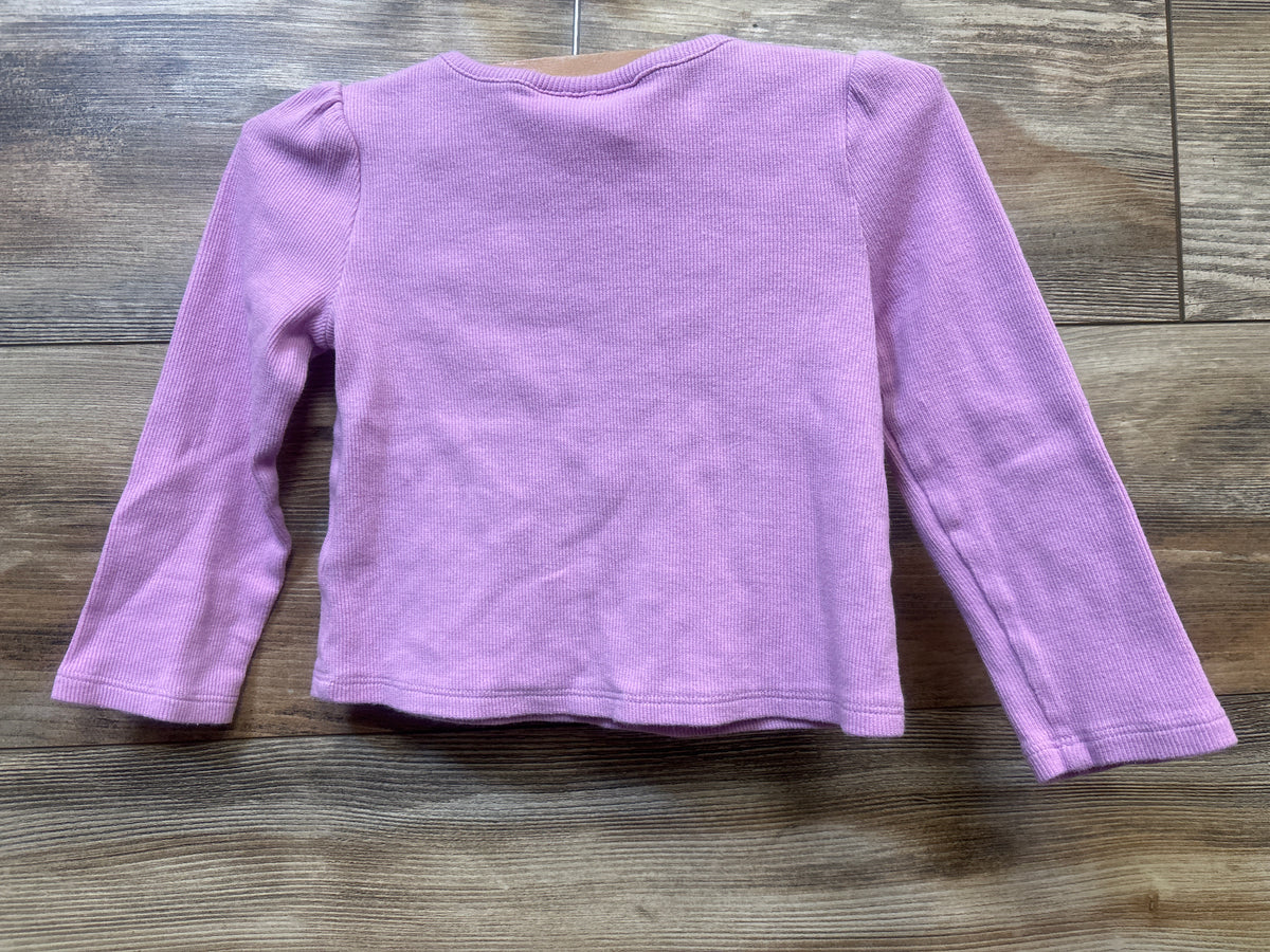 Epic Threads Long Sleeve Ribbed Shirt Pink sz 2T