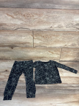 Old Navy 2pc Spiderweb Pajama Set Black sz 2T