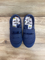 Wonder Nation Kids Canvas Two Strap Bump Toe Sneakers Blue Sz 12c